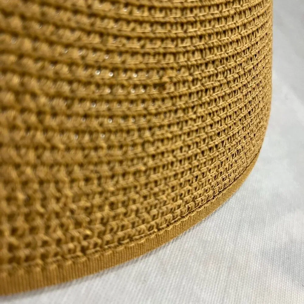 FURTALK Wide Brim Roll Up Sun Visor Hat Adjustable Brown M